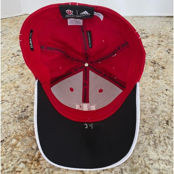 Adidas Indiana University Hoosiers Adult Ball Cap Fitted L/XL - Picture 7 of 10